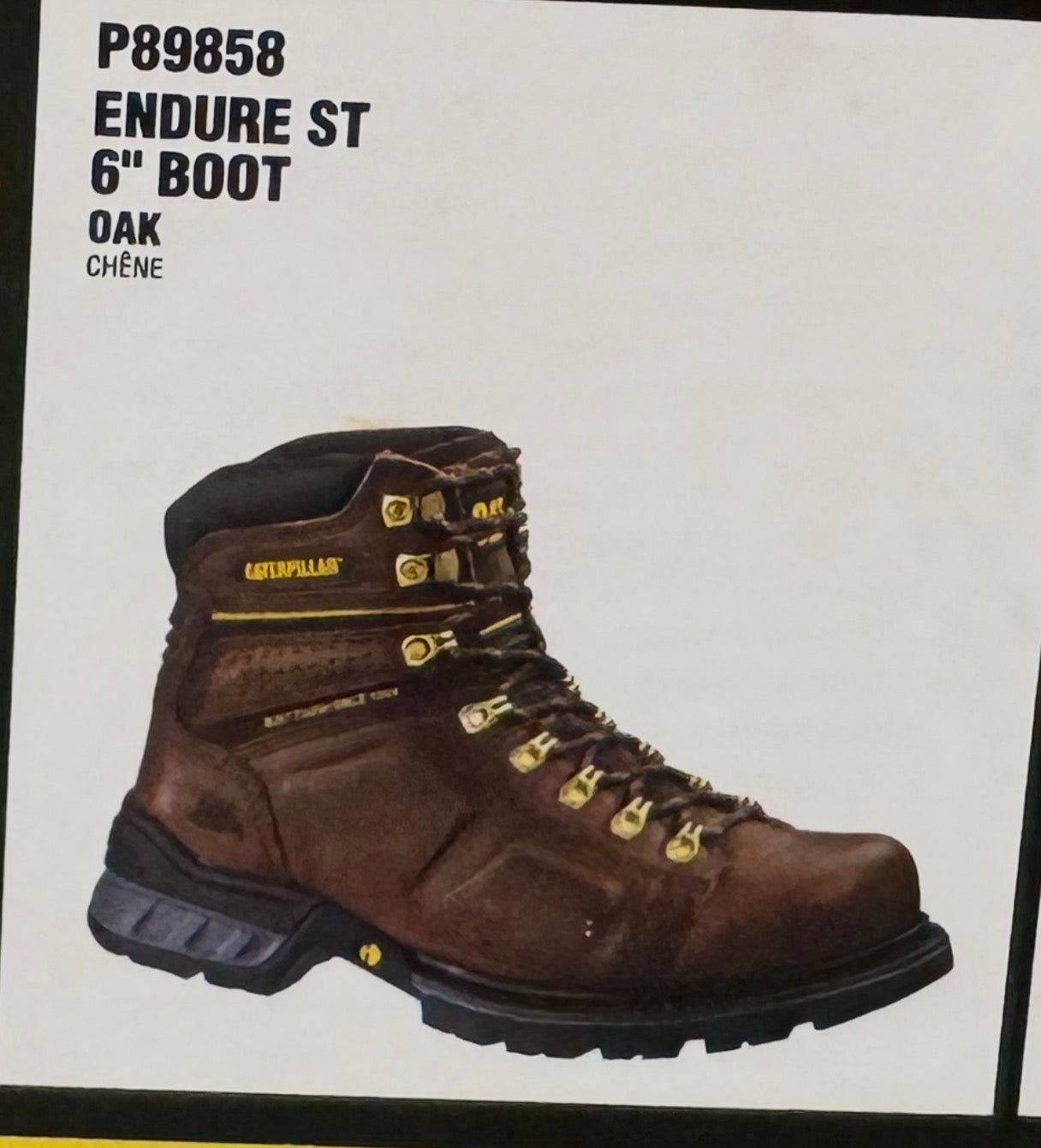 CAT Endure ST 6” Steel Toe Work Boot – Oak (P89858)