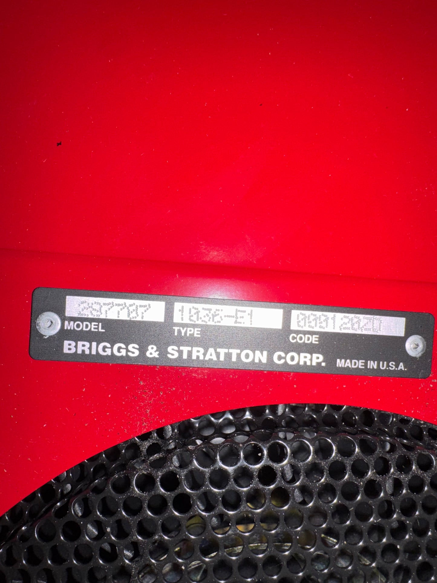 Briggs & Stratton I/C 14 HP Engine (Model 287707)