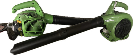 Green Machine 26cc Gas Handheld Leaf Blower – 2-Cycle Engine – Lightweight Yard Blower