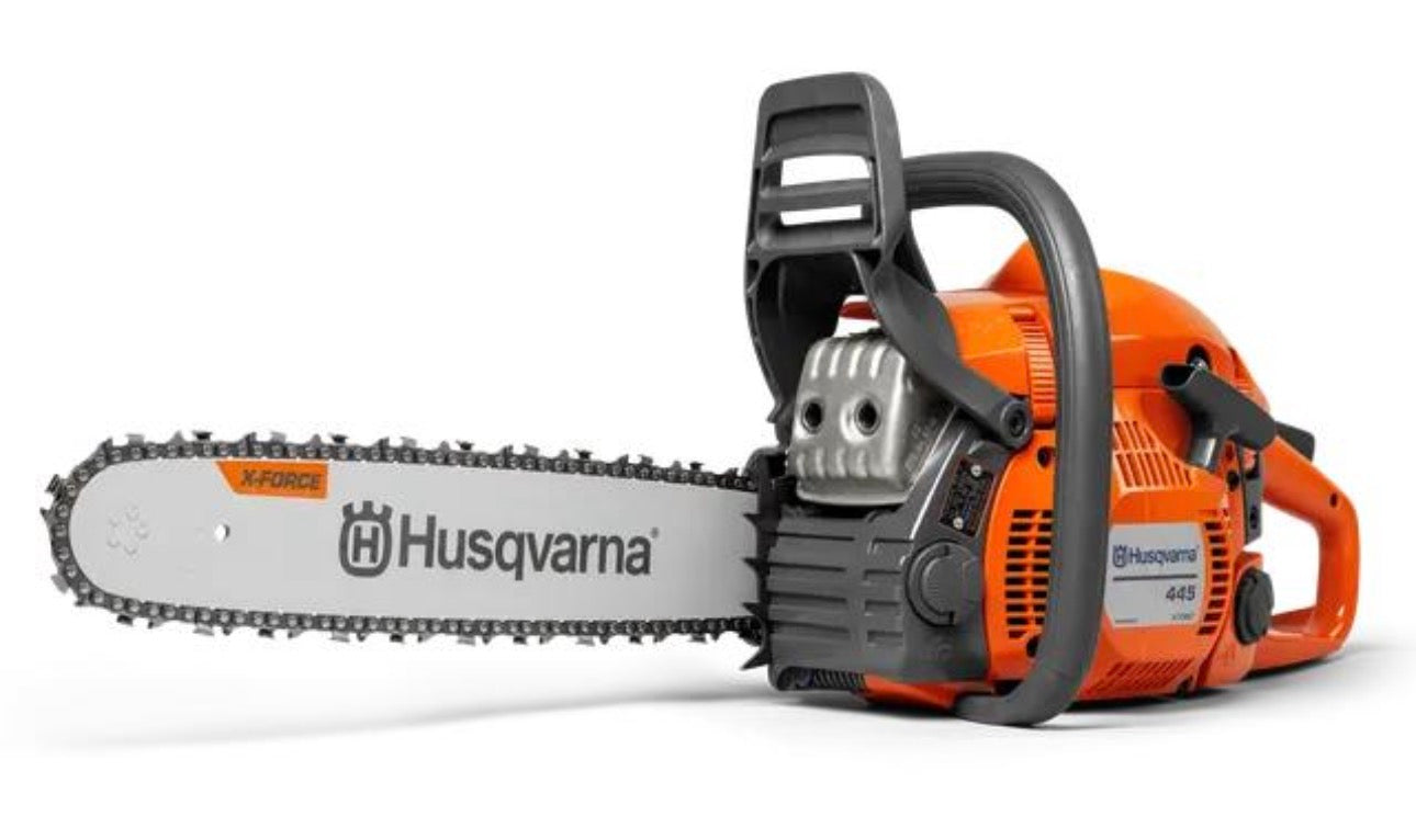 Husqvarna 445 X-Torq 45.7cc Gas Chainsaw – Premium Homeowner & Farm Saw